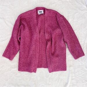 EENK Pobe Cardigan Sweater Metallic Pink